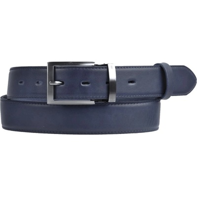 Penny Belts Tmavě modrý pásek do obleku 35-020-1-56