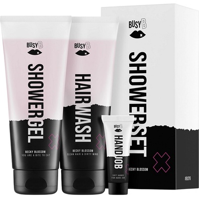 BusyB Becky Blossom antiperspirant 150 ml + EDT 30 ml + sprchový gel 230 ml + krém na ruce 75 ml sada