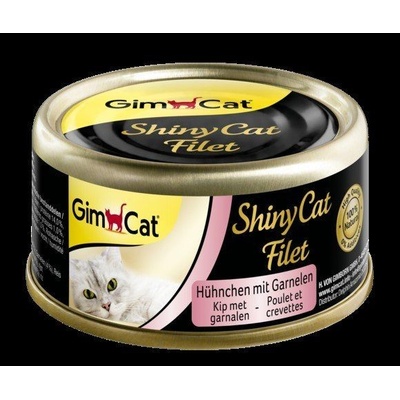 Gimborn GimCat ShinyCat Chicken Fillet s krevetou v kuřecím vývaru 70 g – Hledejceny.cz