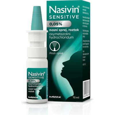 NASIVIN SENSITIVE NAS 0,5MG/ML NAS SPR SOL 10ML