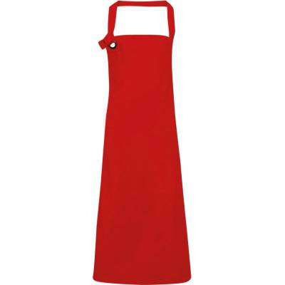Premier Workwear Pracovní zástěra za krk PR130 Red Pantone 200 72x86cm