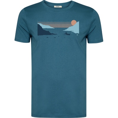 GreenBomb Мъжка тениска GreenBomb Canoe Fjord Guide T-Shirt - Tidal Blue (216-8906-0113)