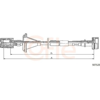 Hriadeľ tachometra COFLE S07125 S07125