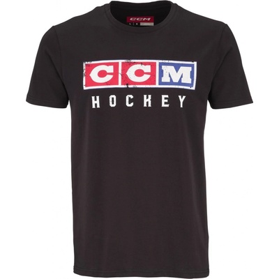 CCM Team Premium Essential Tee SR Senior černá
