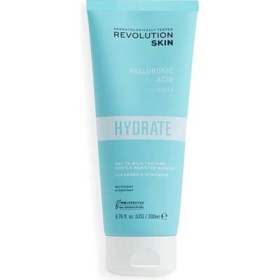Revolution Skincare Hydrate Hyaluronic Acid čistiaci gélový krém 200 ml