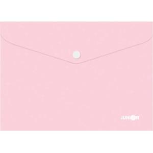  Папка джоб с копче Junior А5 Pastel Розов (1303418-05-4673P)