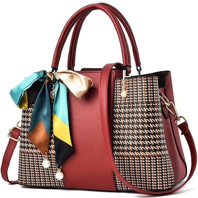 Charon Дамска Чанта Charon Leah, Различни цветове, Червена (KD-61-RED)