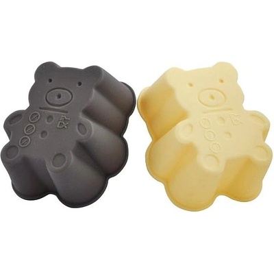 Toro Set silikónových formičiek 3 ks medvedík 7,5x7x3 cm