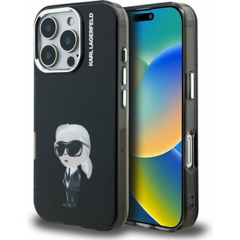 KARL LAGERFELD IML Aquarelle Karl Заден Кейс за iPhone 16 Pro Max Черен Karl Lagerfeld | Cheren | ЖЕНИ | UNI