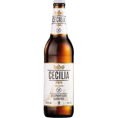 Rohozec 11 CECILIA bezlepkové pivo svět. ležák 4,8, % 0,5 l (sklo)