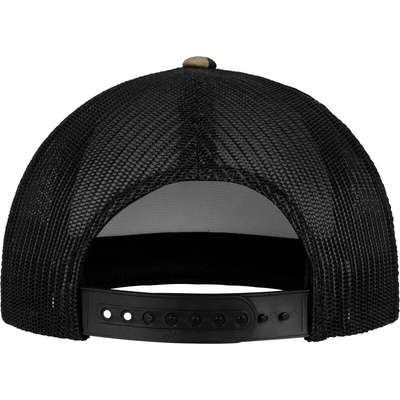 Flexfit Flexfit Camo Trucker 6606C/6606CA 5 panelová COT55606Cafo99-dark camo/b Maskáčová tmavá/černá