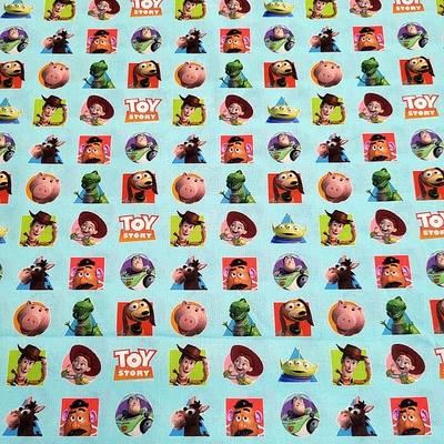 Bavlnená látka TOY STORY PATCH šírka 150 cm