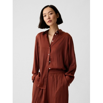 GAP Сатенена риза Boyfriend GAP GAP | Kafyav | ЖЕНИ | XXS