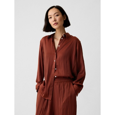 GAP Сатенена риза Boyfriend GAP GAP | Kafyav | ЖЕНИ | XXS