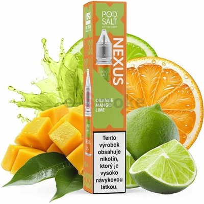 Nexus Pod Salt Orange Mango Lime 10 ml 20 mg