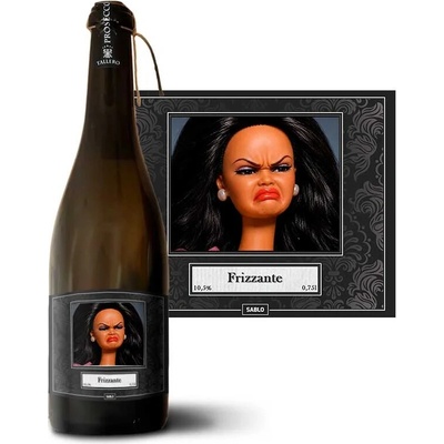 Sablio Nahnevaná Barbie - Meme Barbie Prosecco biele suché šumivé víno 10,5 % 0,75 l (holá fľaša)
