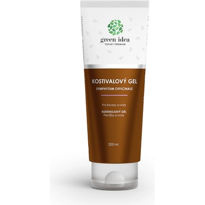 Green idea Kostihojový masážny gél v tube 200 ml