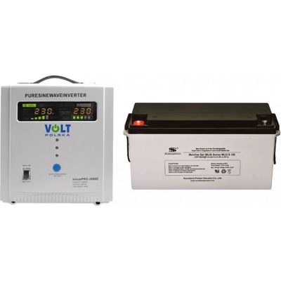VSelektro záložní zdroj 1250W sinusPRO-2000E + AKU 150Ah