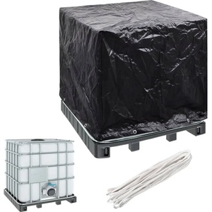 vidaXL Покривало за IBC контейнер с 8 капси 116x100x120 см (41644) - vidaxl