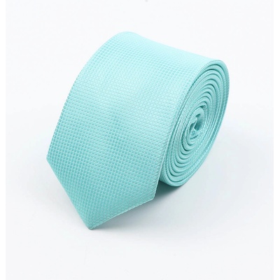 Decofashion Kravata mint s jemnou aplikací