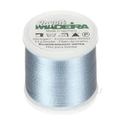 Vyšívací nit Madeira Rayon č. 40 (200m) barva 1027 pale blue