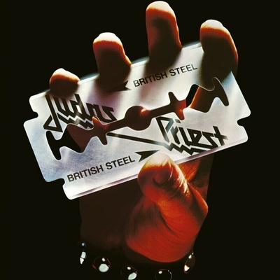 Judas Priest British Steel Black White LP