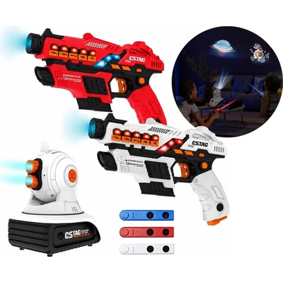 iMex Toys Lovec duchů 2025, laserové pistole s vibracemi, zvukem, laserový projektor, 2-pack – Zboží Dáma