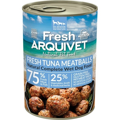Arquivet Fresh mäsové guľky s tuniakom tekvicou a špenátom 400 g