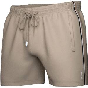 HUGO BOSS Бански гащета BOSS Iconic 10239741 swimming shorts - Beige (Light Beige)