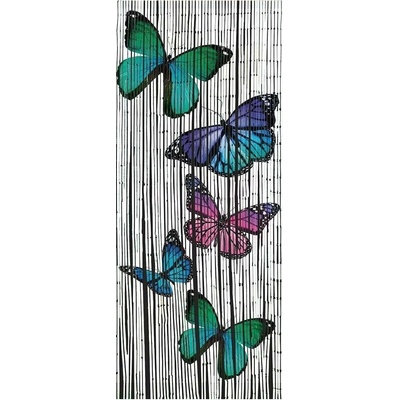 Bambusový záves do dverí 200x90 cm Butterflies - Maximex