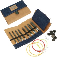 KnitPro Indigo Wood set vyměnitelných jehlic