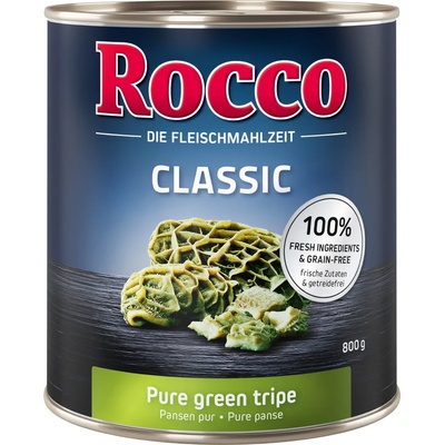 Rocco 24x800г зелено шкембе , чисто Rocco Classic консервирана храна