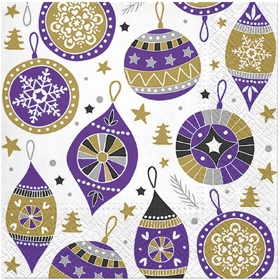 Unipap ubrousek P vánoční SDL097800 2011036 397183 33x33cm