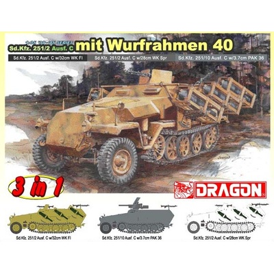 Dragon Sd.Kfz.251 Ausf.C mit WURFRAHMEN 40 1:35