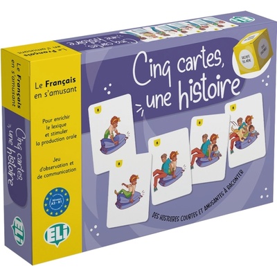 ELi Publishing Образователна игра Cinq cartes, une histoire (Френски език) (KLAB9812)