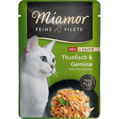 MIAMOR Fine Filets Tuna with vegetables in sauce Mono 100 g