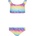 ZIG ZAG Детски комплект бикини ZIG ZAG Kid's Carly Bikini Bikini - Rainbow Hearts - размер 104 (EU) (750-2632-0312)