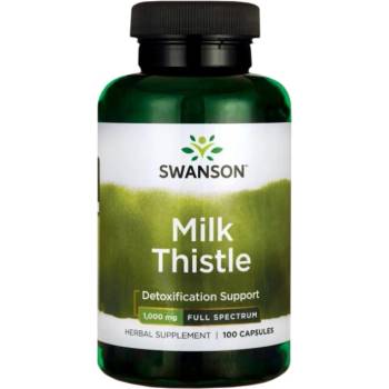 Image 1 of Swanson Milk Thistle 500 mg [100 капсули]