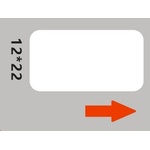 Niimbot етикети RP 12x22mm 250 бр. White за D11 и D110 (A2A68601701)