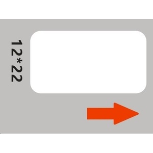 Niimbot етикети RP 12x22mm 250 бр. White за D11 и D110 (A2A68601701)