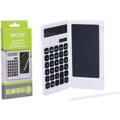 UNIPAP Kalkulačka W046926 + elektronický poznámkový blok VECTOR