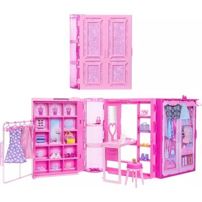 Mattel Barbie Šatník snů Fold & Go, HXD59