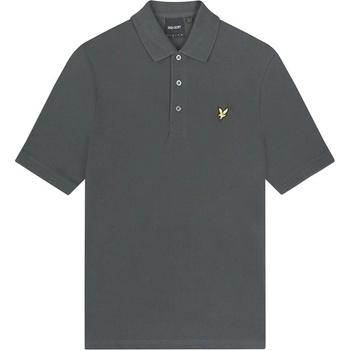 Image 1 of Lyle and Scott Блуза с яка Lyle and Scott Basic Short Sleeve Polo Shirt - Gunmetal W635