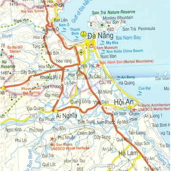 Vietnam-jih 1:600 000 mapa REISE