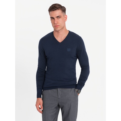 Ombre Clothing Елегантен мъжки пуловер BASIC с V-образно деколте Омбре Облекло Ombre Clothing | Sin | МЪЖЕ | M