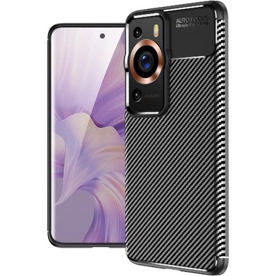 Huawei P60 / P60 Pro Удароустойчив Carbon Fiber Калъф и Протектор