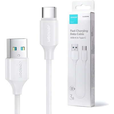 JOYROOM кабел USB - A на USB - C - 0.25m - Бяла KP31118 (31118)