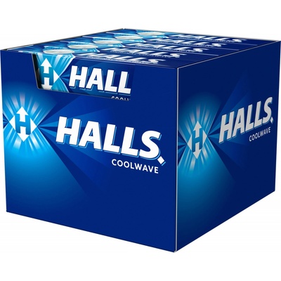 Halls Coolwave bonbóny mentol eukalypt 33,5 g
