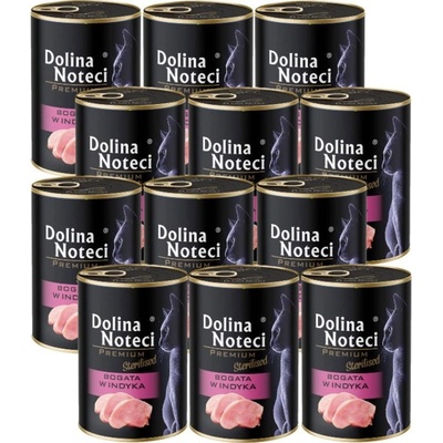 Dolina Noteci Premium Sterilised s vysokým obsahom morčacieho mäsa 12 x 400 g