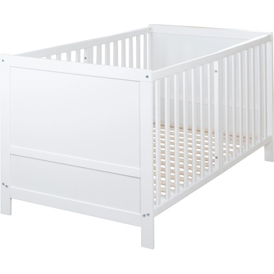 Roba Biela postieľka s nastaviteľnou výškou 70x140 cm Easy Sleep